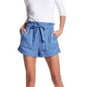 Socialite High Waist Paper Bag Shorts
